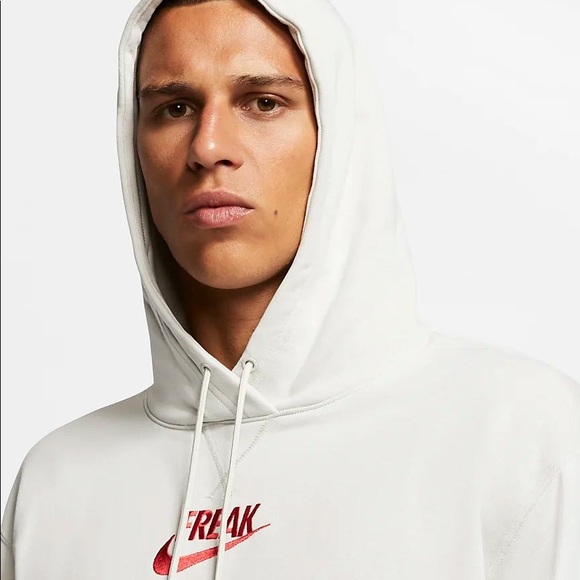 Nike freak hoodie light bone Clearance
